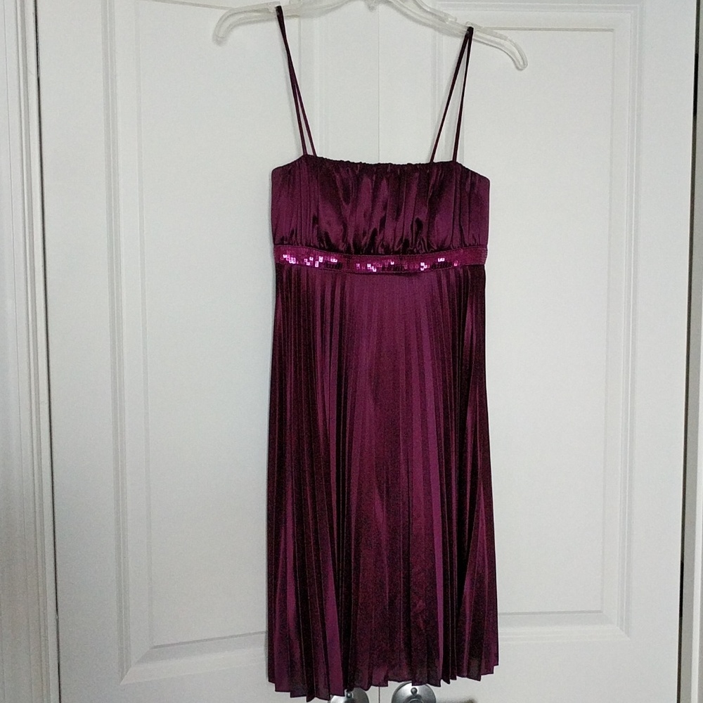My Michelle Plum Mini Dress
